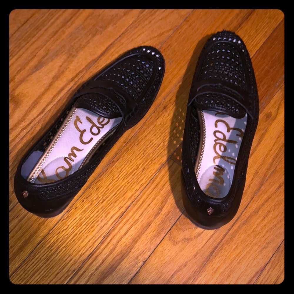 Sam Edelman black loafers size 9